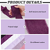 BENECREAT 6 Rolls 6 Colors Polyester Ribbons OCOR-BC0006-36C-4