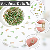 800Pcs Transparent Acrylic Beads OACR-PA0001-98A-6