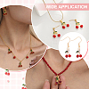 50Pcs Alloy Rhinestone Pendants ENAM-ME0001-24-4