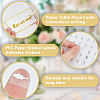 Paper Table Place Cards AJEW-OC0005-74-4