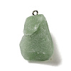 Raw Rough Natural Green Aventurine Pendants G-A028-01B-3