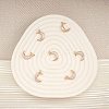 10Pcs Natural Freshwater Shell Pendants SHEL-SZ0001-05-4