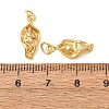 Buddhist Brass Pendants KK-CBA25B2-02G-2