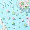 250G UV Plating Rainbow Iridescent Opaque Acrylic Beads PACR-CJ0001-38B-5