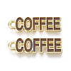 Alloy and Enamel Pendants PALLOY-T093-09D-G-2