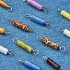 48Pcs 12 Styles Natural Mixed Stone Connector Charms FIND-SZ006-08-5