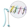 Iron & Alloy Bookmarks with Beadable Bar Pendant LS-AJEW-G055-02A-1