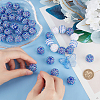 40Pcs Resin Rhinestone Beads RESI-SC0003-14B-3