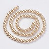 Eco-Friendly Dyed Glass Pearl Beads Strands HY-A008-6mm-RB019-2