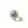 Handmade Silver Foil Glass Lampwork Beads GLAA-WH0036-03D-2