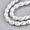 Baking Paint Pearlized Glass Pearl Bead Strands HY-T002-01B-01-2