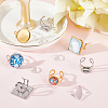 DIY Blank Dome Cuff Ring Making Kit DIY-DC0001-60-5