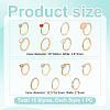 2 Sets 2 Style Alloy Finger Rings Sets RJEW-UN0003-03G-3