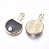 Alloy Enamel Pendants ENAM-TAC0001-07LG-2