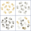 10Pcs Alloy European Beads FIND-YW0009-83-2