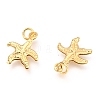 Brass Charms KK-B024-09G-2