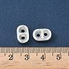 Brass Silicone Slide Charms KK-C099-06B-S-3