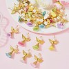 50Pcs Acrylic Imitation Pearl & Glass Pendants PALLOY-JF03940-1