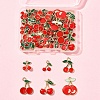 50Pcs 7 Styles Alloy Enamel Pendants ENAM-FS0003-19-6