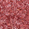 Transparent Inside Colours Glass Seed Beads SEED-T007-13G-2