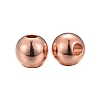 200Pcs 4 Size Brass Spacer Beads KK-LS0001-13RG-4