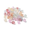 Transparent Crackle Glass Beads GLAA-B015-13-1