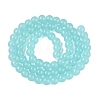 Imitation Jade Glass Beads Strands GLAA-T032-J6mm-06-3