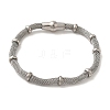 304 Stainless Steel Bracelets BJEW-C078-04P-1