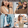 15Pcs Imitation Leather Simple Plain Cord Bracelet with Alloy Buckles BJEW-ME0001-06B-5