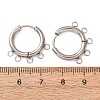 304 Stainless Steel Hoop Earring Findings STAS-D183-02A-P-2