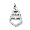 Non-Tarnish 304 Stainless Steel Pendants STAS-C097-61P-1