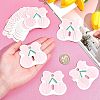 Paper Hair Clip Display Cards DIY-WH0199-79-3