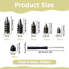 420Pcs Plain Carbon Steel Screw FIND-HS0002-26B-2