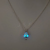 Alloy with Luminous Resin Bead Inside Pendant Necklaces for Women Men FS-WG4D5C2-29-1