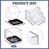 3-Tier Transparent Acrylic Display Case Mineral Crystal Boxes CON-WH0112-009B-2