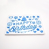 Waterproof PVC Happy Birthday Theme Self Adhesive Sticker DIY-WH0209-44B-2