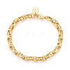 Brass Chain Bracelets BJEW-N032-05G-2