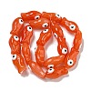 Handmade Transparent Glass Beads X-GLAA-N0028-03F-2