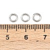 Tarnish Resistant 304 Stainless Steel Open Jump Rings X-STAS-J013-5x0.9mm-01-3