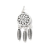 S925 Sterling Silver Pendant STER-H115-10A-AS-1