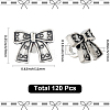 120Pcs Alloy Spacer Beads FIND-SC0017-97-2