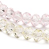 Transparent Painted Glass Beads Strands X1-DGLA-A034-T8mm-A25-4
