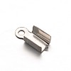 Tarnish Resistant 304 Stainless Steel Folding Crimp Ends STAS-E103-09B-1