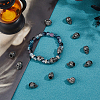 12Pcs 304 Stainless Steel European Beads STAS-HS0001-05-6