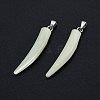 Natural Trochid Shell/Trochus Shell Pendants SSHEL-G024-04A-2