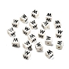 20Pcs Porcelain Beads PORC-FS0001-08W-1