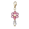 Flower Acrylic Pendant Decorations HJEW-JM01879-4