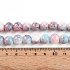 Baking Paint Glass Beads Strands DGLA-N003-10mm-C03-5