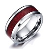 Stainless Steel Chunky Rings PW-WGEA0BB-04-1