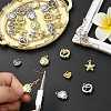 32Pcs 8 Styles Alloy Pendants FIND-CJ0004-20-5